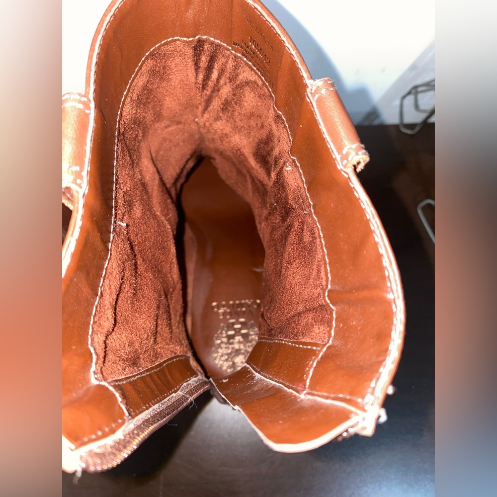 Vince Camuto Women's Zanilla Booties Brown Chocolate Craving Size 10M (Eur42) - Picture 6 of 6